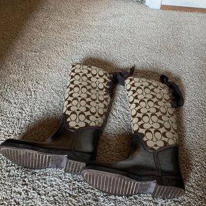 Coach rain boots SOLD